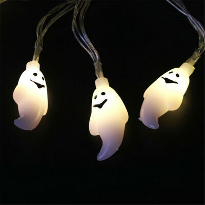 

Ghost Skull Decorative Lights Cute Halloween Decorative String Light Layout Bar Party Battery USB Outdoor Indoor LED Lights