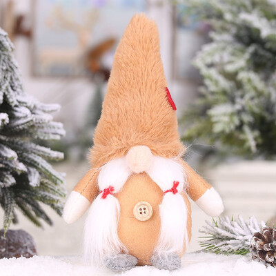 

Cute Christmas Santa Claus Plush Doll Elf Kids Christmas Ornaments Tree Decoration Gift