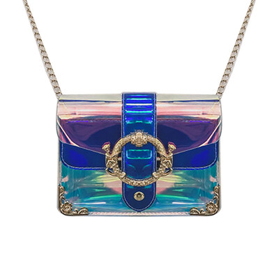 

Fashion Women Mini Holographic Chain Strap Crossbody Shoulder Bag Handbag Gift