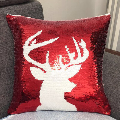

Tailored Reversible Flip Sequins Throw Pillow Case Sofa Car Cushion Cover Home Decor