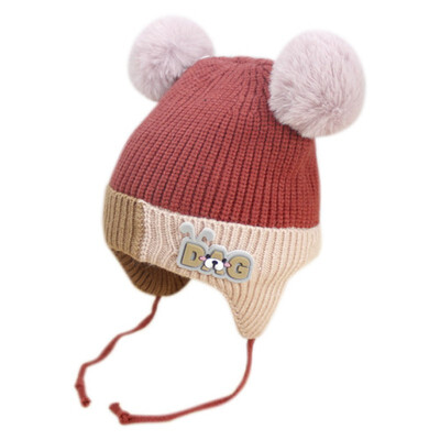 

Cute Toddler Kids Girl Boy Baby Infant WinteACr Warm Crochet Knit Hat Beanie Cap Pink Grey Yellow