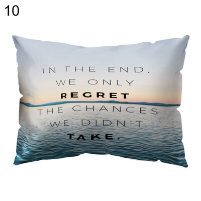

Wisdom Maxim Forest Sea Pillow Case Cushion Cover Sofa Bedroom Car Cafe Decor