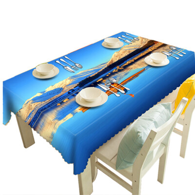 

Gobestart Dining Multi Functional Table Cloth for Party Picnic Table Cloth D