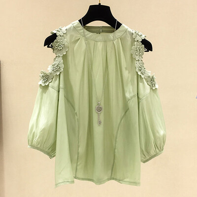 

2019 New T-Shirt Women tops high quality girl Short Sleeve Off Shoulder Lace Sexy Sweet Cute Casual summer tops