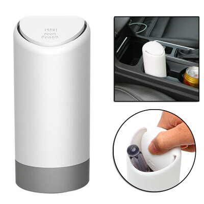 

Portable Silicone Car Mini Trash Can Rubbish Garbage Bin Holder Dust Storage 1pc