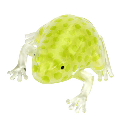 

〖Follure〗Novelty 8cm Bead Stress Ball Sticky Squeeze Frogs Squeezing Stress Relief Toy