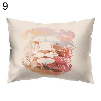 

Tiger Maple Leaf Throw Pillow Protector Case Cushion Cover Sofa Bedding Articles