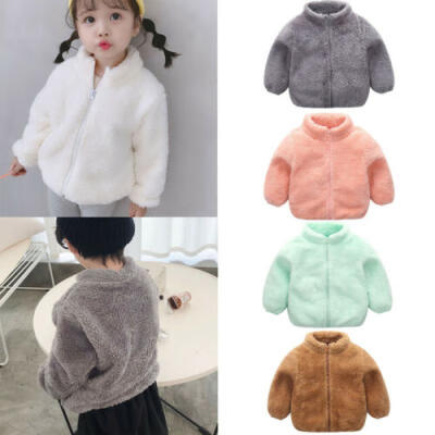 

Winter Coat Baby Girl Boy Long Sleeve Jacket Autumn Warm Outerwear Children Coat