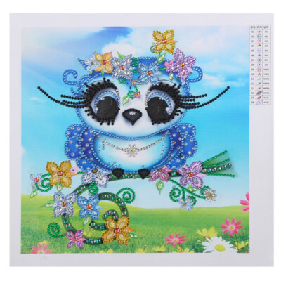 

DIY Cartoon Owl Special Shaped Diamond Painting Cute Animal 5D Diamond Cross Stitch Landscape Rhinestones Embroidery Unique Gift