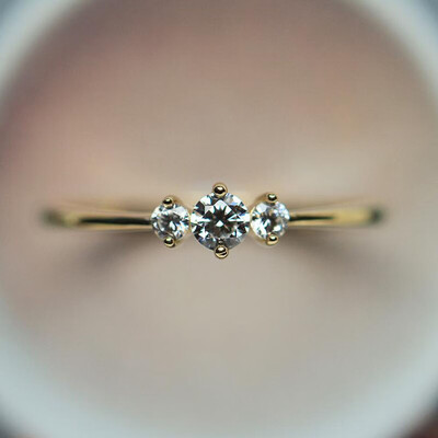 

New Zircon Ring Hand Jewelry Brilliant Women Finger Ring