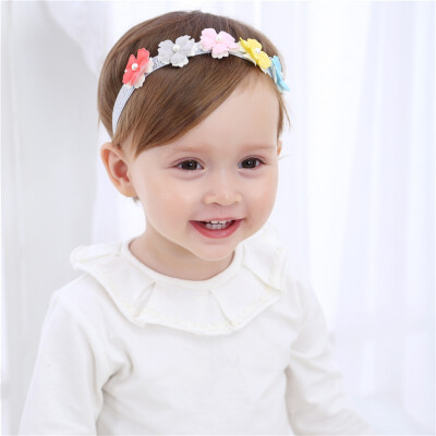 

New Lovely Infant Girl Pearl Flower Hairband Head-wear Birthday Wear Hair Accessories Toddler Dress Up