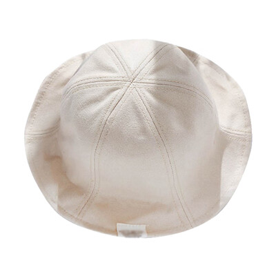 

Autumn Hats Baby Caps Girls Toddler Solid Print Bucket Hats Caps Reversible Sun Headwear Casual Hats