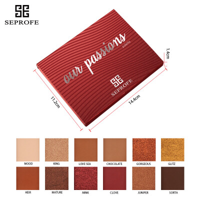 

Natural Shimmer Eyeshadow Palette Matte Eye Shadow Cosmetic Powder Brand Professional Eye Makeup Palette Maquiagem 12 colors