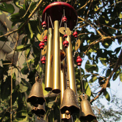 

New Just Surprising Heart Love 8 Pipes Outdoor Living Garden Yard Decoration Tubes wind bell outdoor