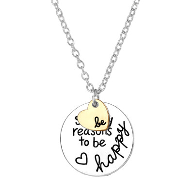 

Inspirational Letter So Many Reasons To Pendant Necklace In Sterling Silver Jewelry Best Gift