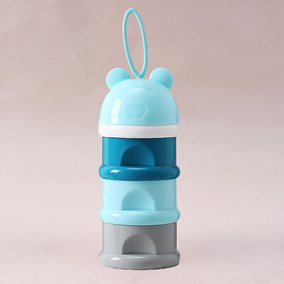 

3 Layers Baby Milk Powder Dispenser Container Storage Formula Feeding Box PP