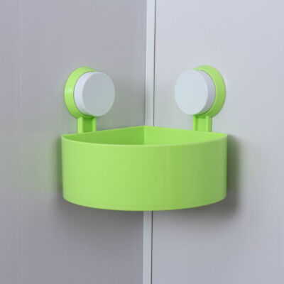 

Multifunction Bathroom Wall Mounted Tray Sucker Shelf Corner Bracket Rack Holder Toothbrush Toothpaste Cups