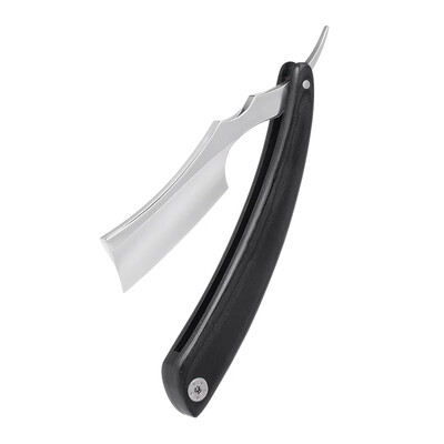 

Straight Razor Handmade Wooden Scale Shaving Razor Stainless Steel Folding Shaving Tool