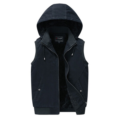 

Toponeto Mens Fashion New Style Casual Furring And Thickening Vest Fashion Warm Vest