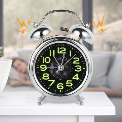 

New Retro Loud Double Bell Mechanical Key Wound Alarm Clock