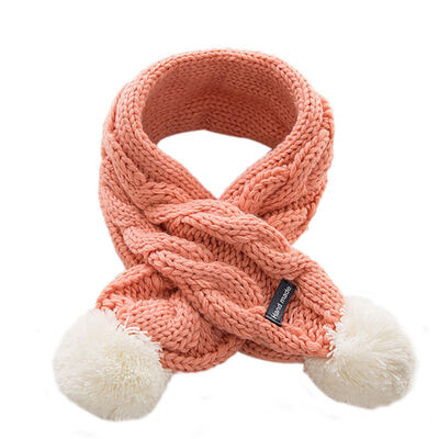 

Baby Kids Neckerchief Winter Warm Scarves Boys Girl Kids Cute Simple Knitted Scarf for Children Baby Accessories
