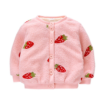 

Autumn Baby Girls Clothes Cotton Tops Fashion Knitted Hand-Made Cardigan Sweater Coat For Cute Sweet Baby Girls 2019
