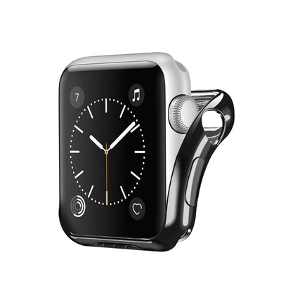 

〖Follure〗Plating Ultra-Slim Protected Case Cover For Apple Watch Series 23 38mm BK
