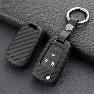 

Auto Key Case Keychain Holder Shell Cover Durable For Chevrolet Sonic 2012-2018