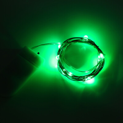 

1M 10 LEDs Mini String Light CR2032 Battery Waterproof Decorative Lamp