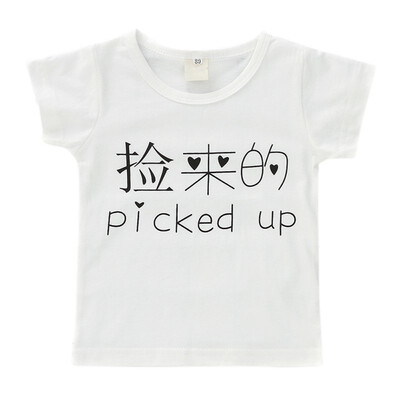 

Kids Girl T Shirt Summer Baby Boy Cotton Tops Toddler Tees Clothes Children Clothing White T-shirts Short Sleeve