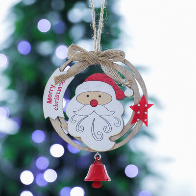 

Gobestart Christmas Wooden Old Man Snowman Pendant Small Pendant Accessories