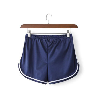 

Women Casual Elastic Waist Summer Short Feminino Glossy Shorts Pantalones Cortos Mujer New D2