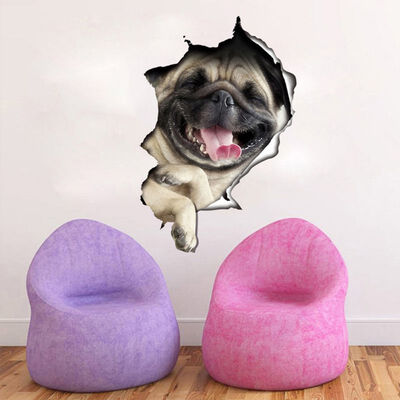

wall stickers home decor living room 3D Cat Dog Background Living Room Home Decor vinilos decorativos para paredes