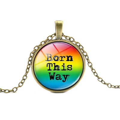 

Silver Plated Cloud Rainbow Pride Enamel Pendant Charm Necklace Gay