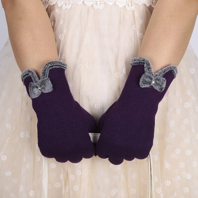 

2019 New Winter Autumn New Fashion Gloves Touchscreen Women& Winter Outdoor Sport Full Finger Gloves Cashmere Stitching Glove
