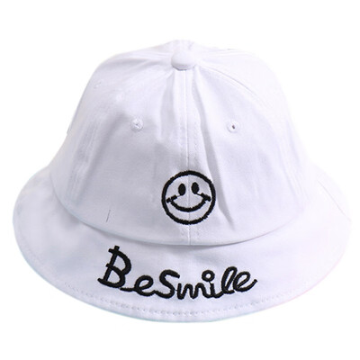 

Summer Kids Girls Boys Cotton Sun Hat Bucket Sunscreen Outdoor Beach Cap Cartoon Casual Hat UV Protection Casual Cap