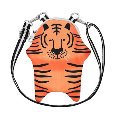 

Children Bag Cute Plush toy Cartoon Animal Child Girl One Shoulder Slung Small Bag Unique Children Soft Leather Bag