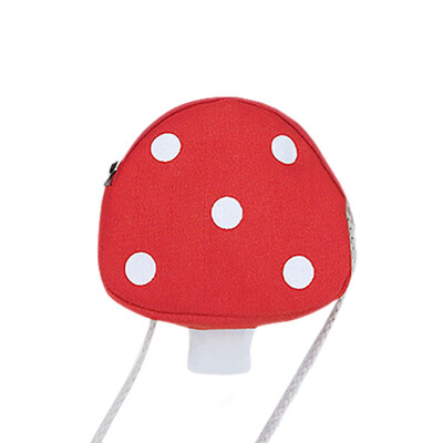 

Children Bag Cute Mushroom Shape Design Cross-body Handbag Fashion Girls Kids Shoulder Messenger Fashion Bag