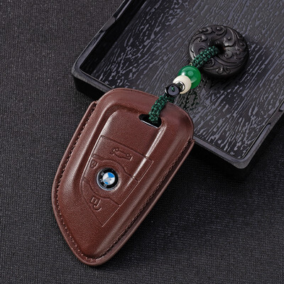 

Applicable to BMW 5 Series 525 530i7 series 730 740ix1x3x5x6 high-end blade car key case BMW leather key case