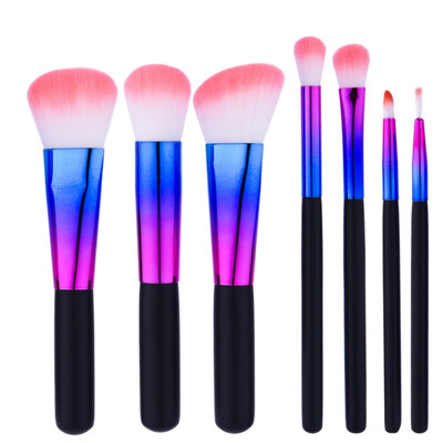 

7PcsSet Makeup Brushes Set Powder Foundation Eyeshadow Brush Eyeliner Lip Brush Tool Pro Contour maquiage Make Up Brush