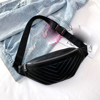 

Tailored Women Striped Pockets Fashion Diagonal Chest Bag Travel Versatile Shoulder Bag