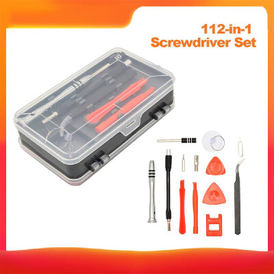 

112-in-1 Screwdriver Set with Carrying Case Professional Screwdriver Repair Tool for Mobile Phone Tablet PC&More