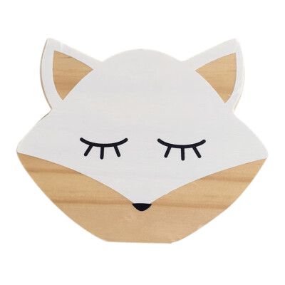 

Nordic Wind Cartoon Animal Solid Wood Decoration Creative Childrens Room Decoration Home Decoration Photography Props