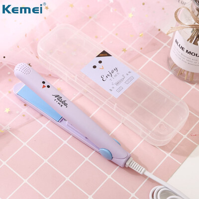 

Mini Steam flat Hair iron hair straightener Curler Straightening steampod Cute Professional Curling Hair irons