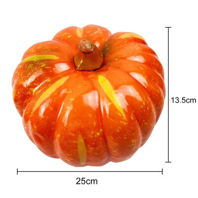 

Halloween Artificial Pumpkins Lifelike Foam Fruit Vegetable Fall Harvest Halloween Thanksgiving Home House Kitchen Decorations