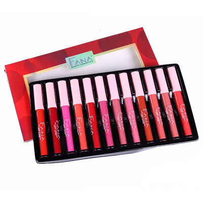 

12pcsset Liquid Lipstick Lip Paint Matte Lipstick Waterproof Long Lasting Lip Gloss Lip Kit Lip Makeup as Gift for girl
