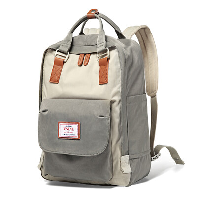 

Ninth City VNINE Backpack Mens Large Capacity 1314 Inch Computer Bag Multifunction Travel Backpack Donut Couple Student Bag VD7BV32958J Meter Grey