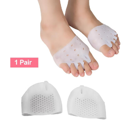 

1 Pair Five Holes Hallux Valgus Straightener Toe Separators Corrector Toe Braces Foot Care Tool