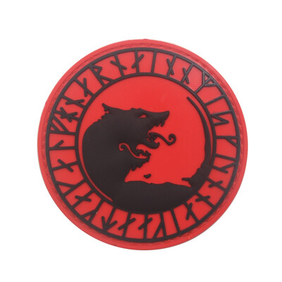 

Gobestart Viking Wolf Patch Tactical Patch Flag Magic Stickers Badge Decoration