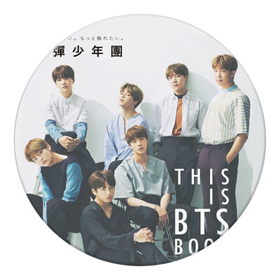 

KPOP BTS Bangtan Boys High Quality Tinplate Badge Cute Cartoon Brooch Bag Pendant Boys Girls Accessories Hot Gift for Fans